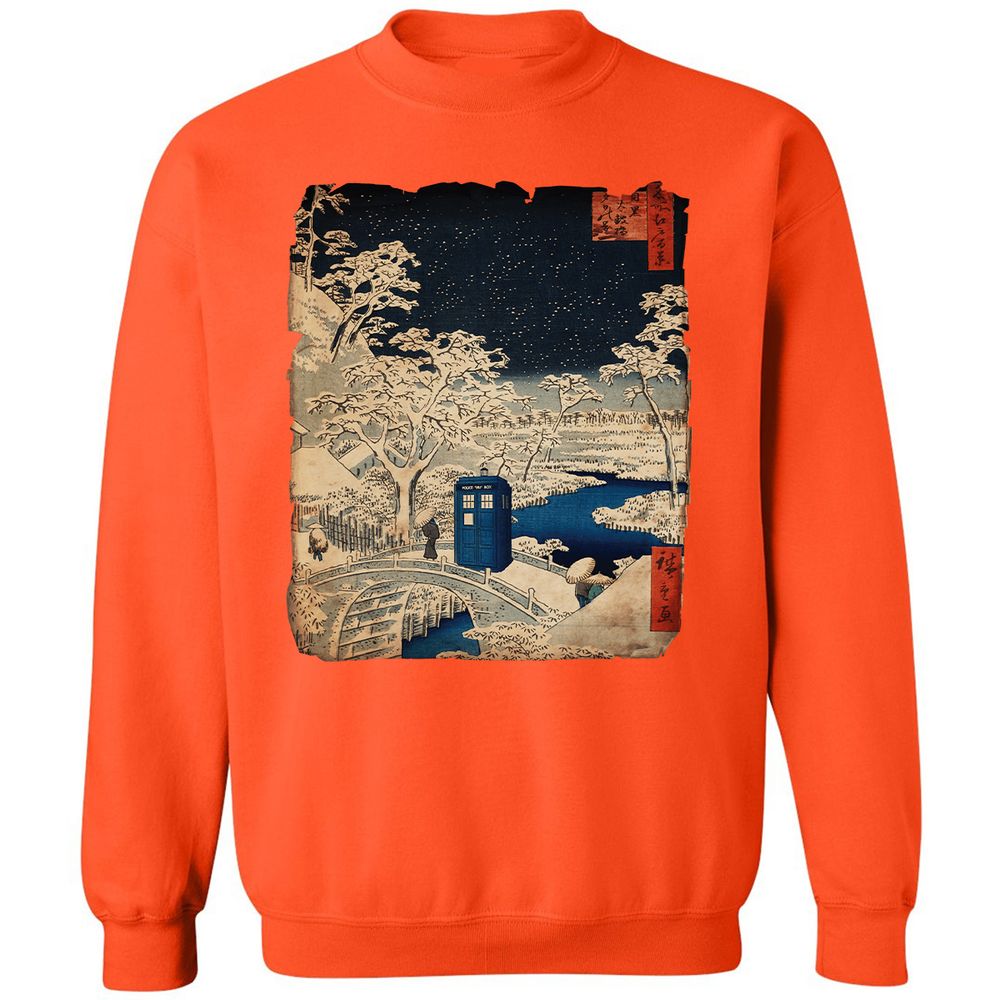 Classic Unisex Sweatshirt - GVWQABJC - Orange - 10