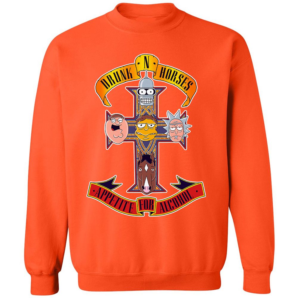 Classic Unisex Sweatshirt - GK67TS2W - Orange - 10