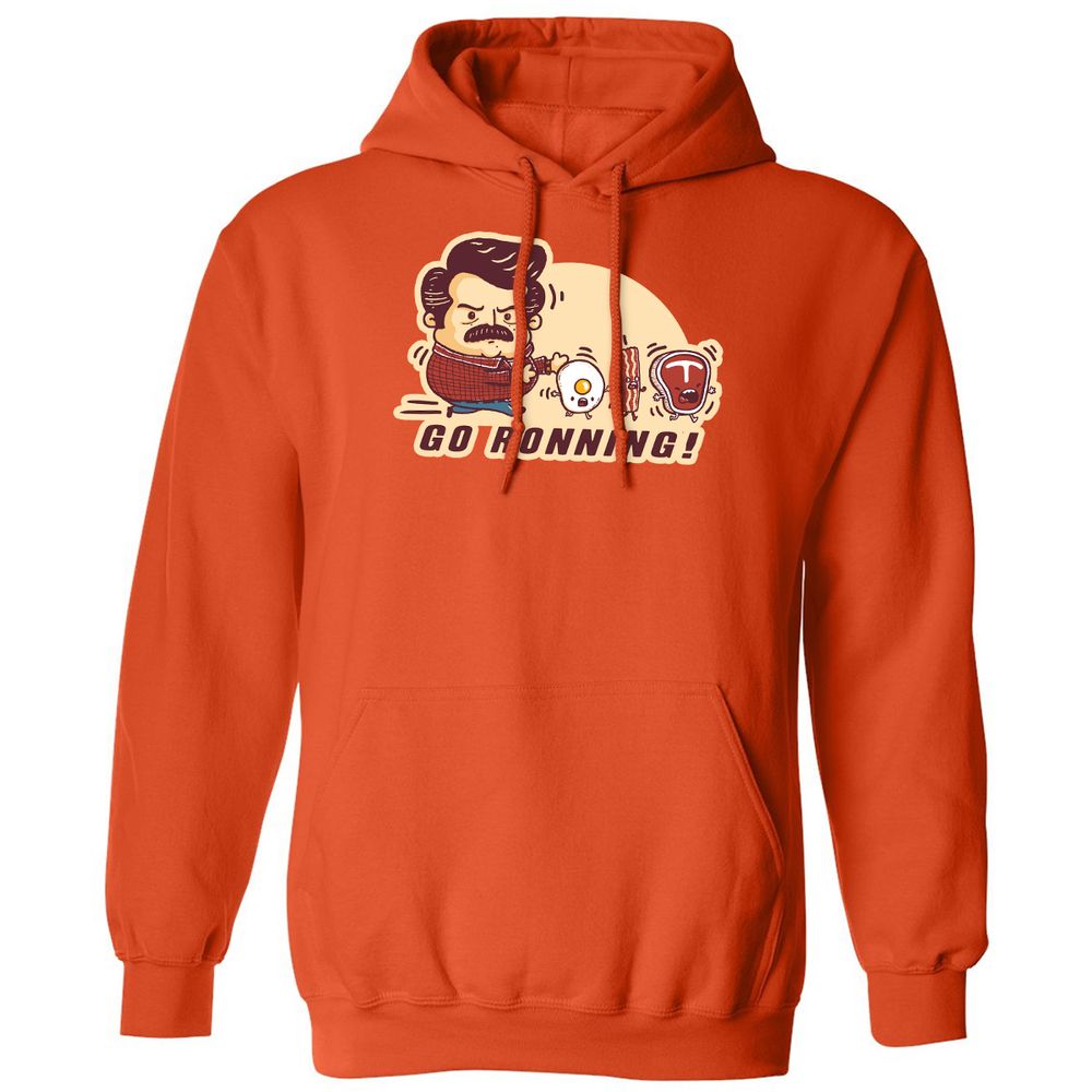 Classic Unisex Hoodie - TXY1T7CU - Orange - 10
