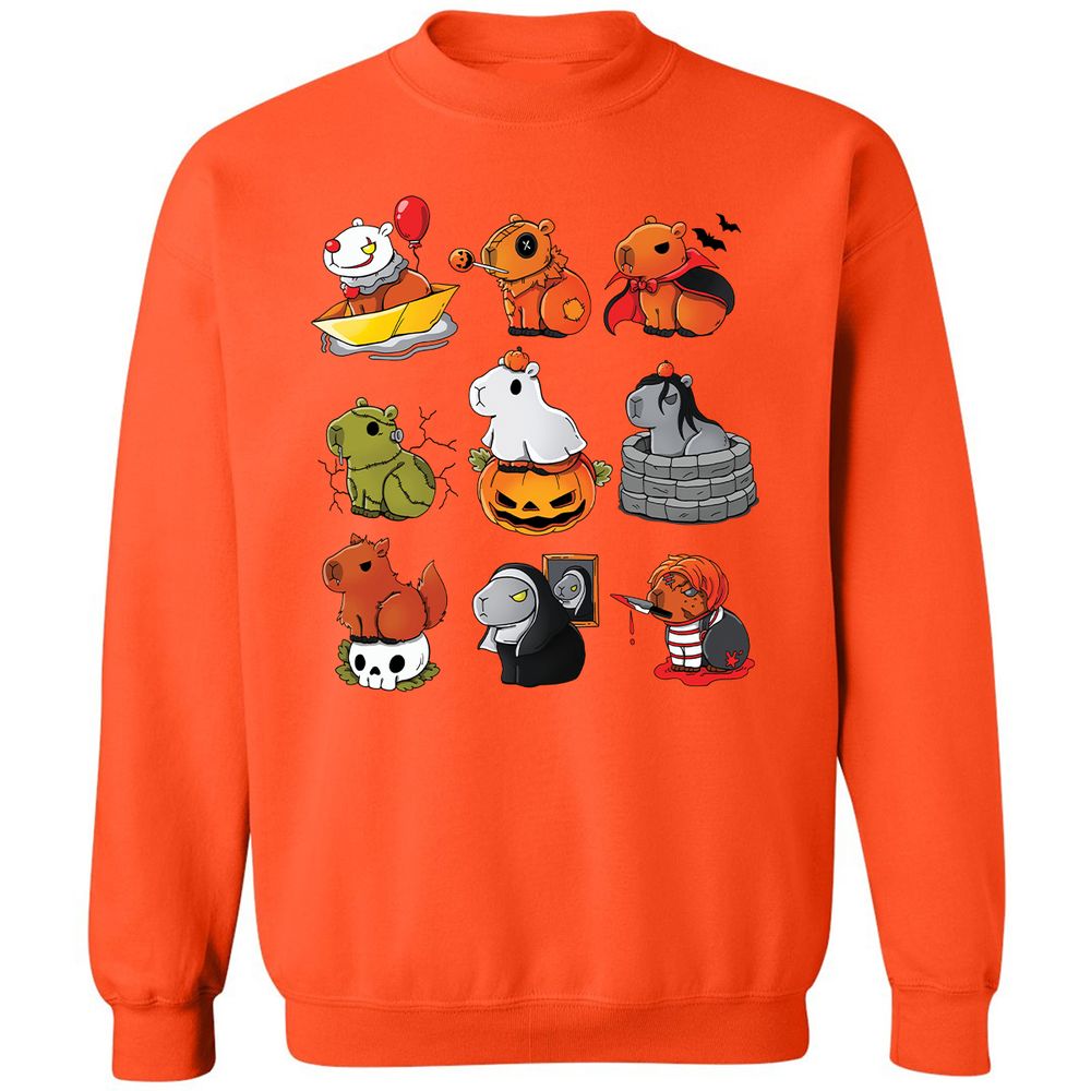 Classic Unisex Sweatshirt - UJS798XV - Orange - 10