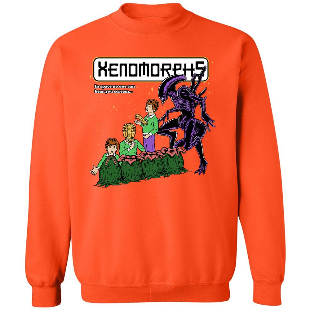 Classic Unisex Sweatshirt - 3EH7L2NJ - Orange - 10
