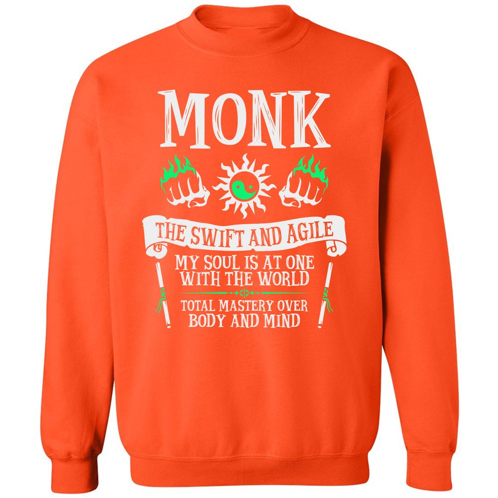 Classic Unisex Sweatshirt - HRZ6DKD7 - Orange - 10