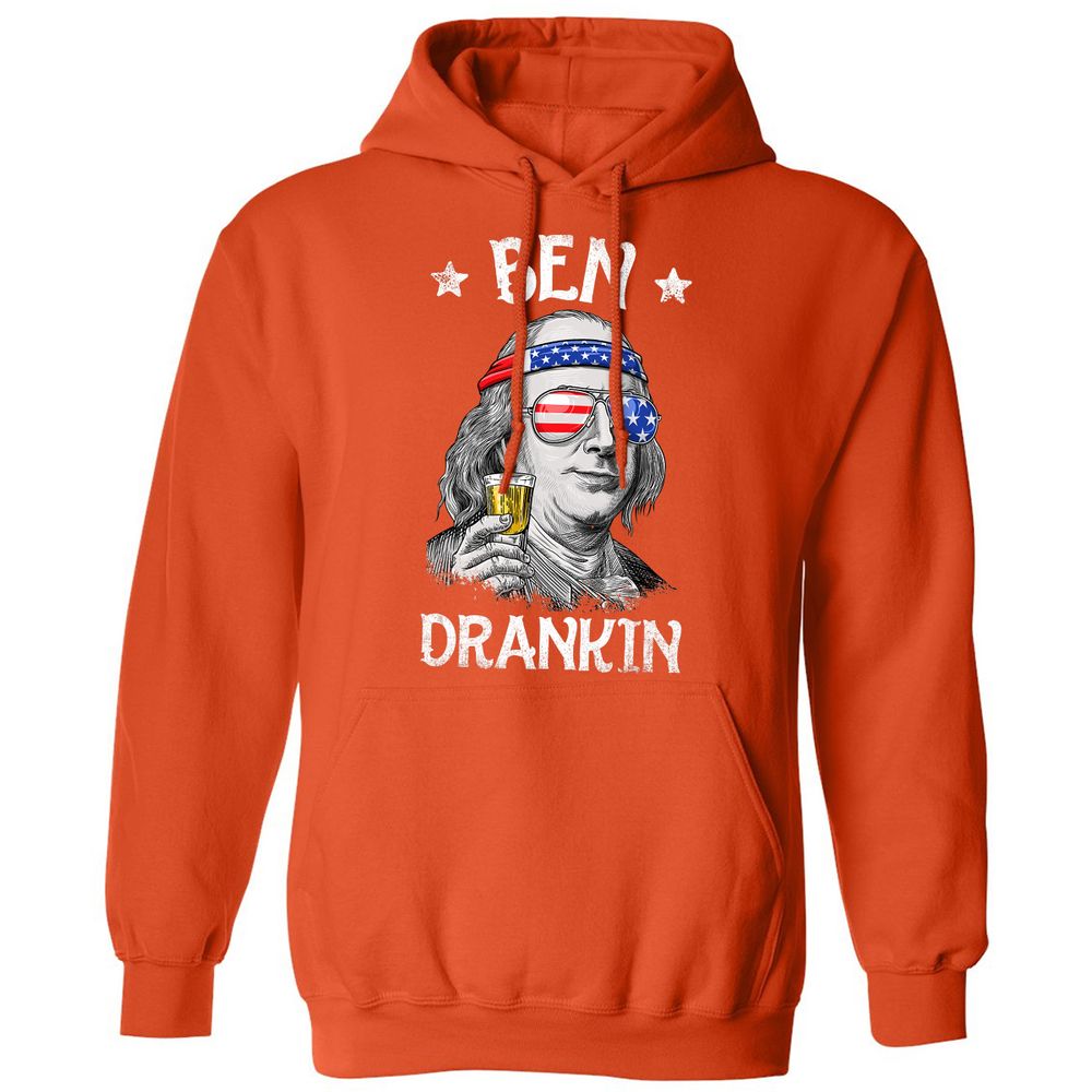 Classic Unisex Hoodie - LLB31KXU - Orange - 10