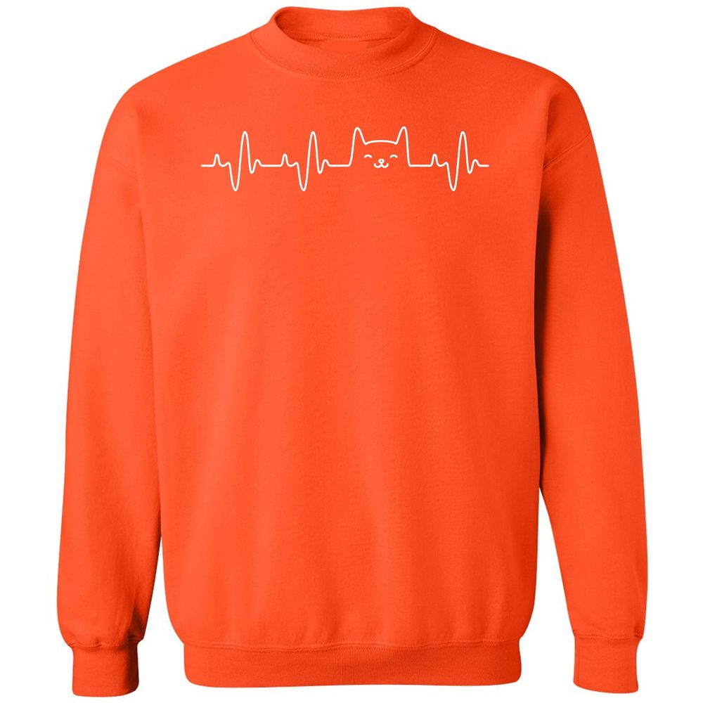 Classic Unisex Sweatshirt - UXQKA4ZM - Orange - 10