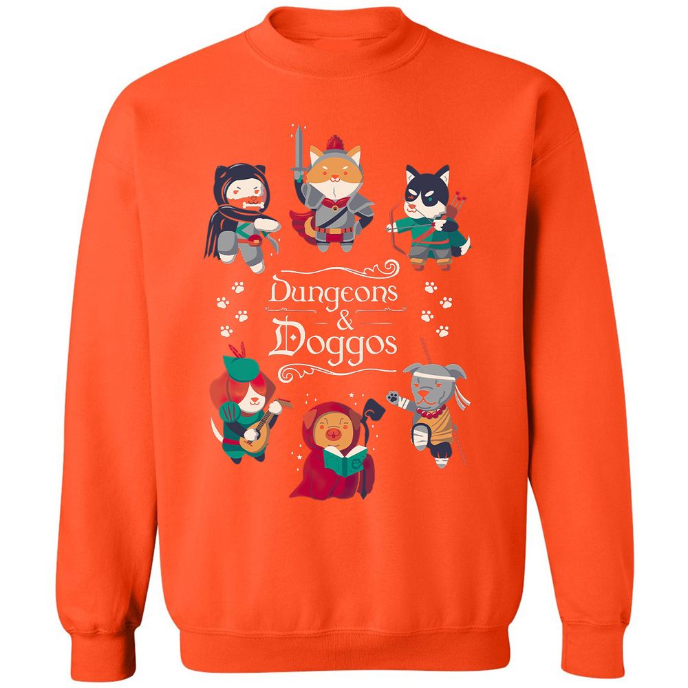 Classic Unisex Sweatshirt - AFYBJNGA - Orange - 10