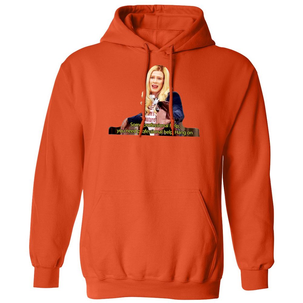 Classic Unisex Hoodie - V69XC8AQ - Orange - 10