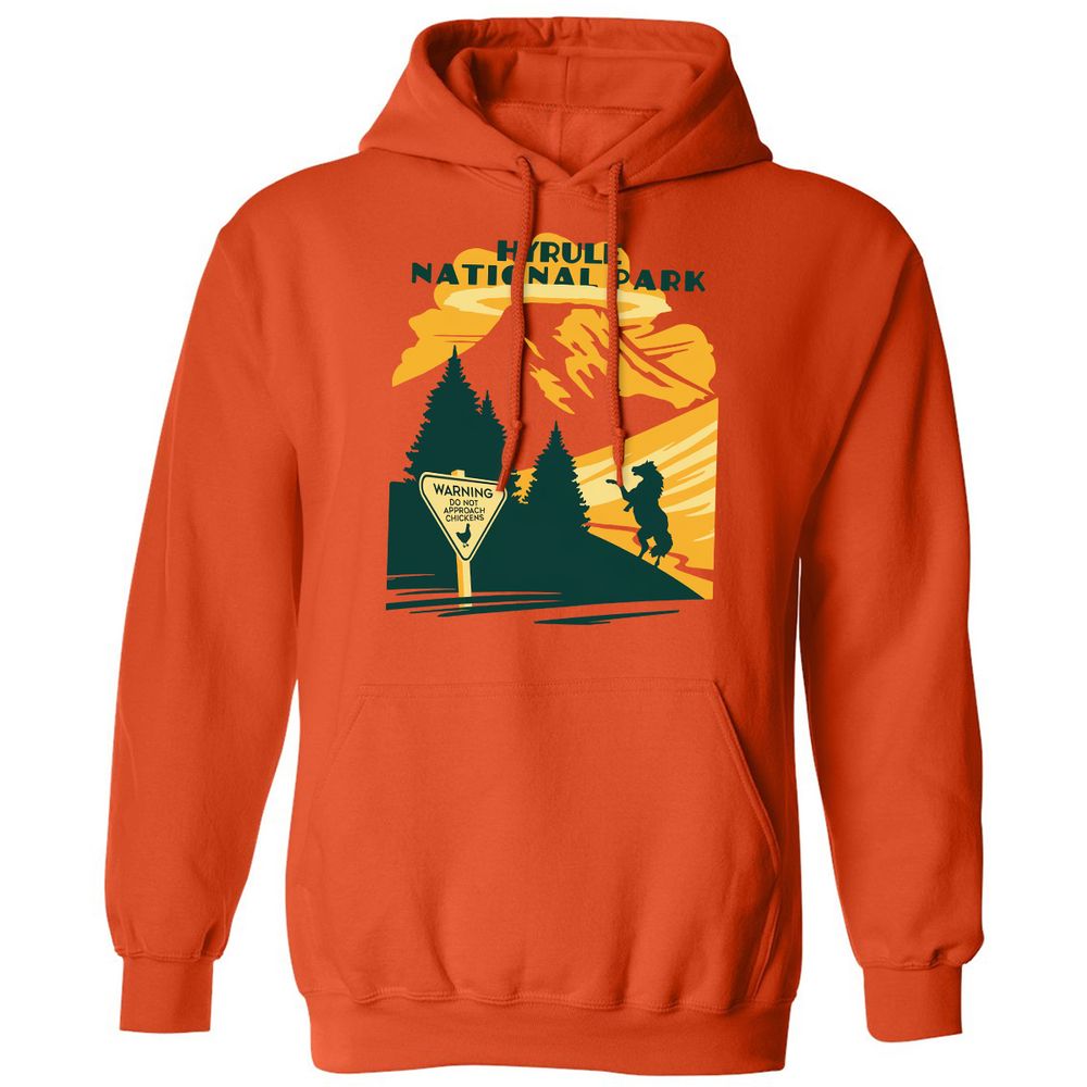 Classic Unisex Hoodie - LND16G23 - Orange - 10