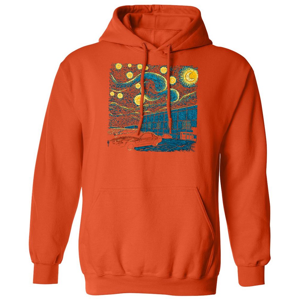 Classic Unisex Hoodie - 4QLEBCVU - Orange - 10