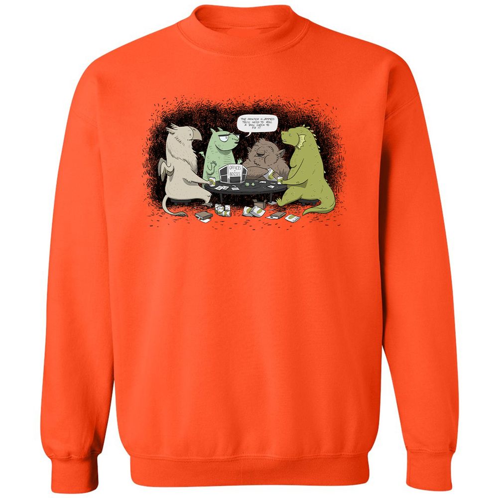 Classic Unisex Sweatshirt - 5YXB13LA - Orange - 10