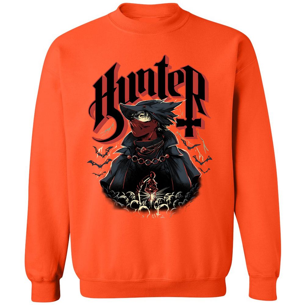 Classic Unisex Sweatshirt - VE86P7FQ - Orange - 10