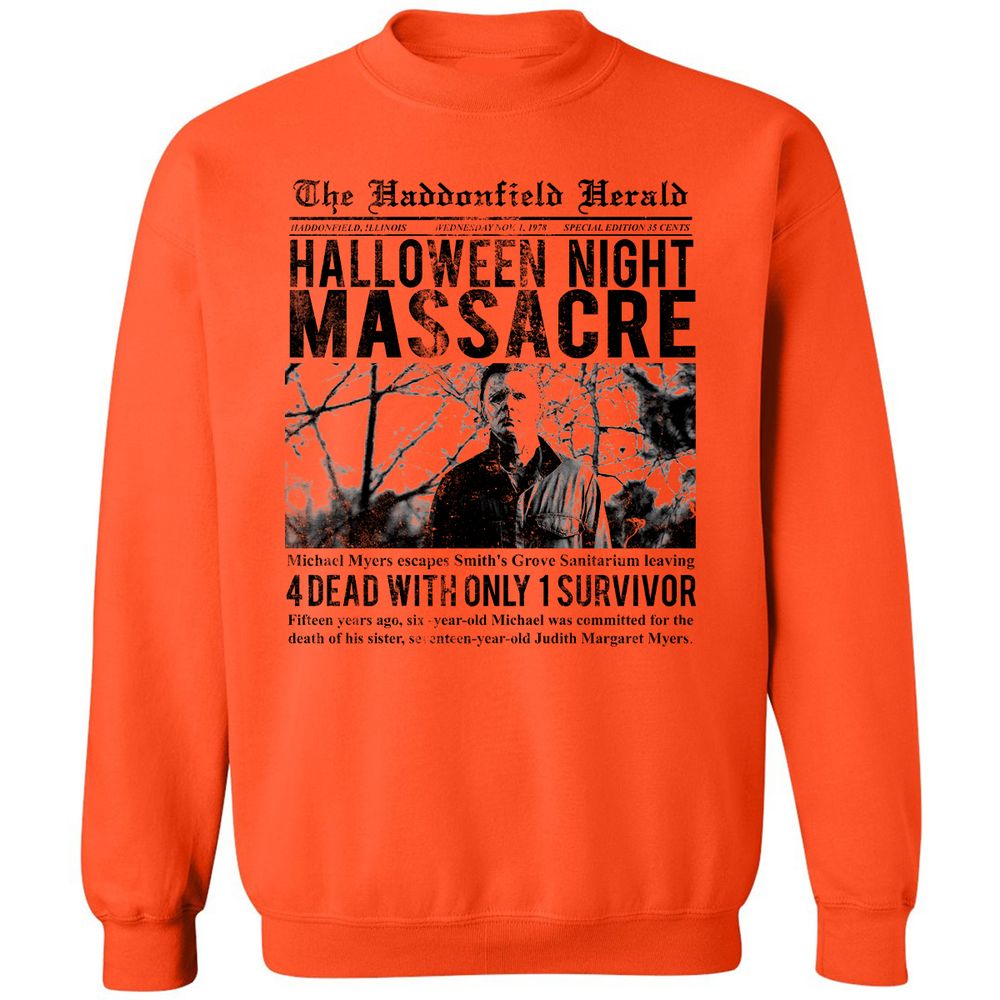 Classic Unisex Sweatshirt - NPATS9QP - Orange - 10