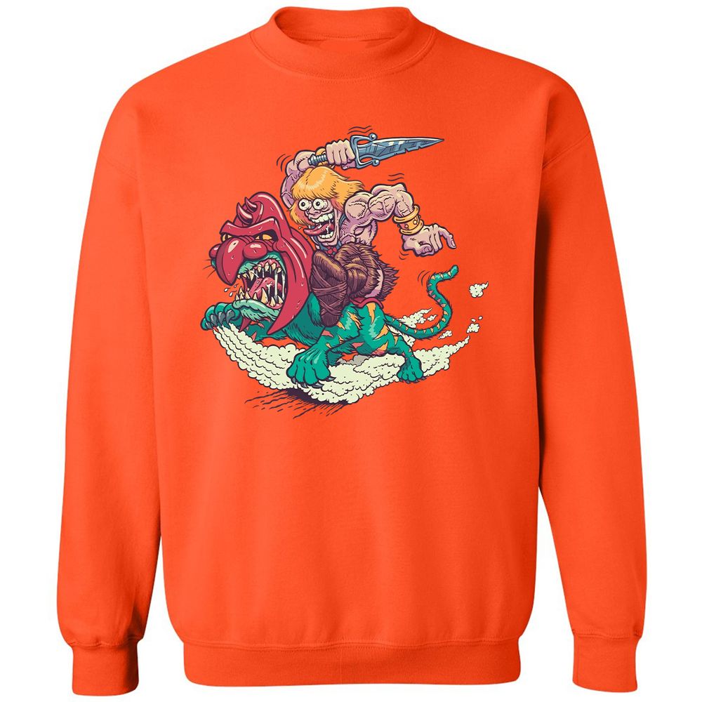 Classic Unisex Sweatshirt - 4K4CELXD - Orange - 10