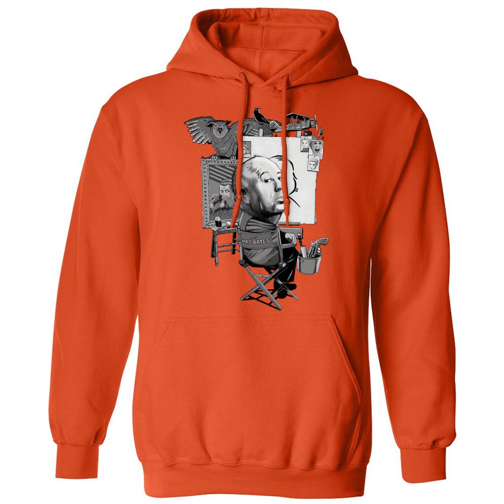 Classic Unisex Hoodie - Q36LT1MZ - Orange - 10