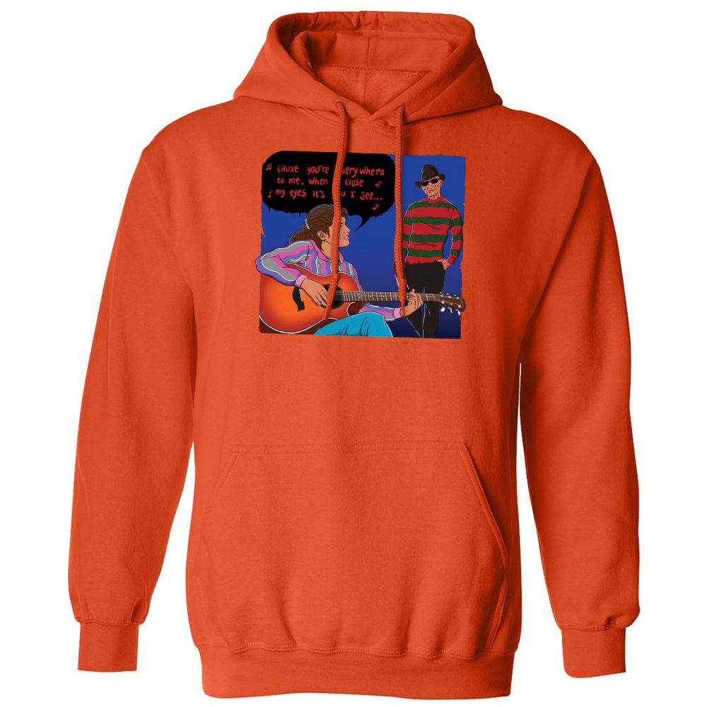 Classic Unisex Hoodie - Q3AVAFWK - Orange - 10