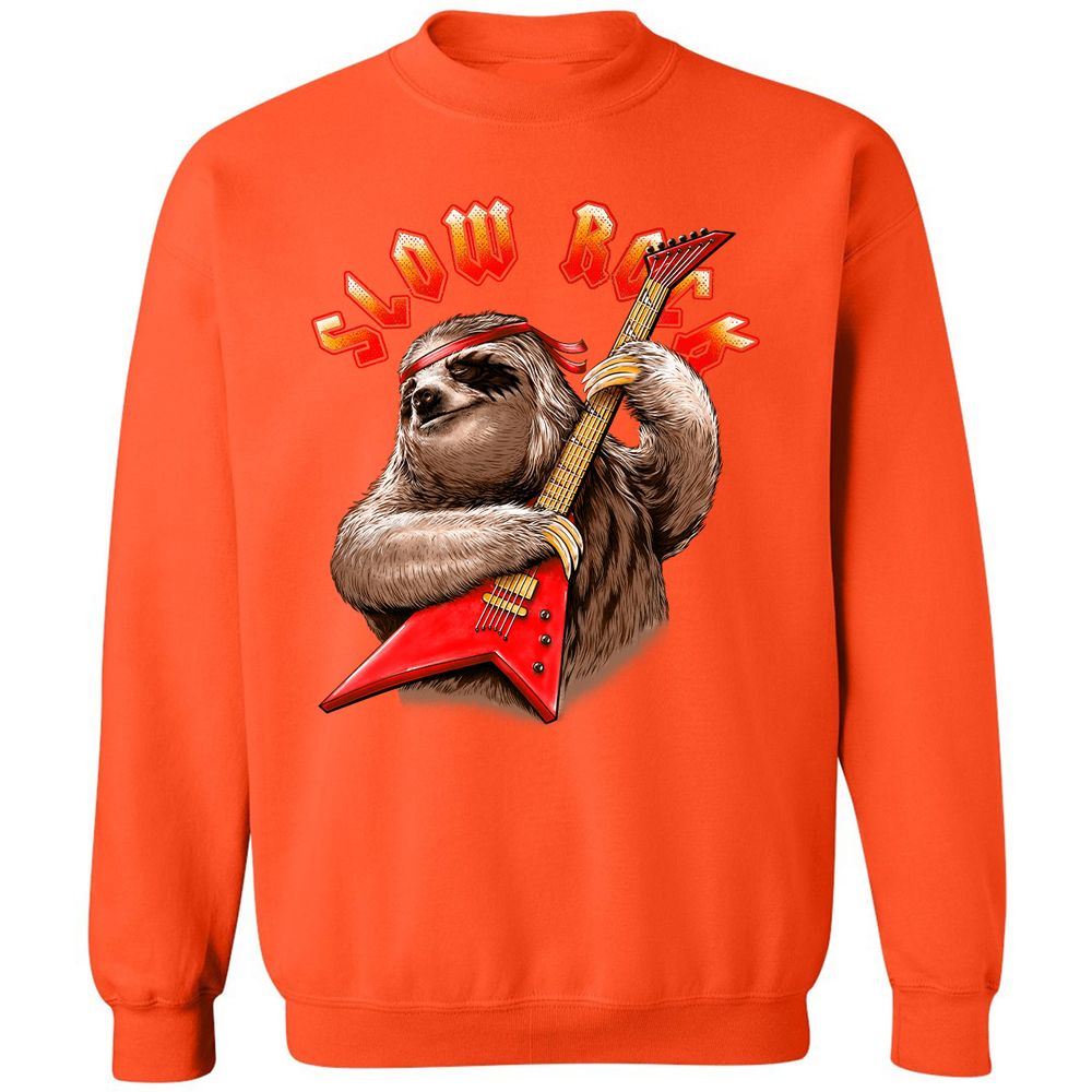 Classic Unisex Sweatshirt - W9H43F3K - Orange - 10