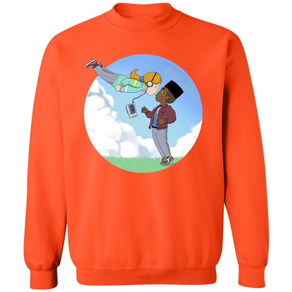 Classic Unisex Sweatshirt - Z8NKBKWB - Orange - 10