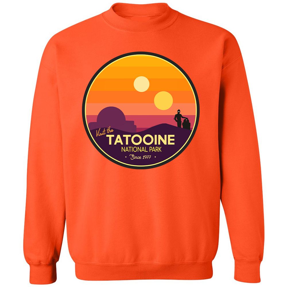 Classic Unisex Sweatshirt - HTQAB5WJ - Orange - 10