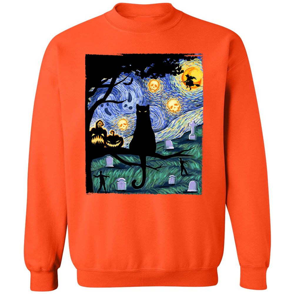Classic Unisex Sweatshirt - UWFHC3CC - Orange - 10