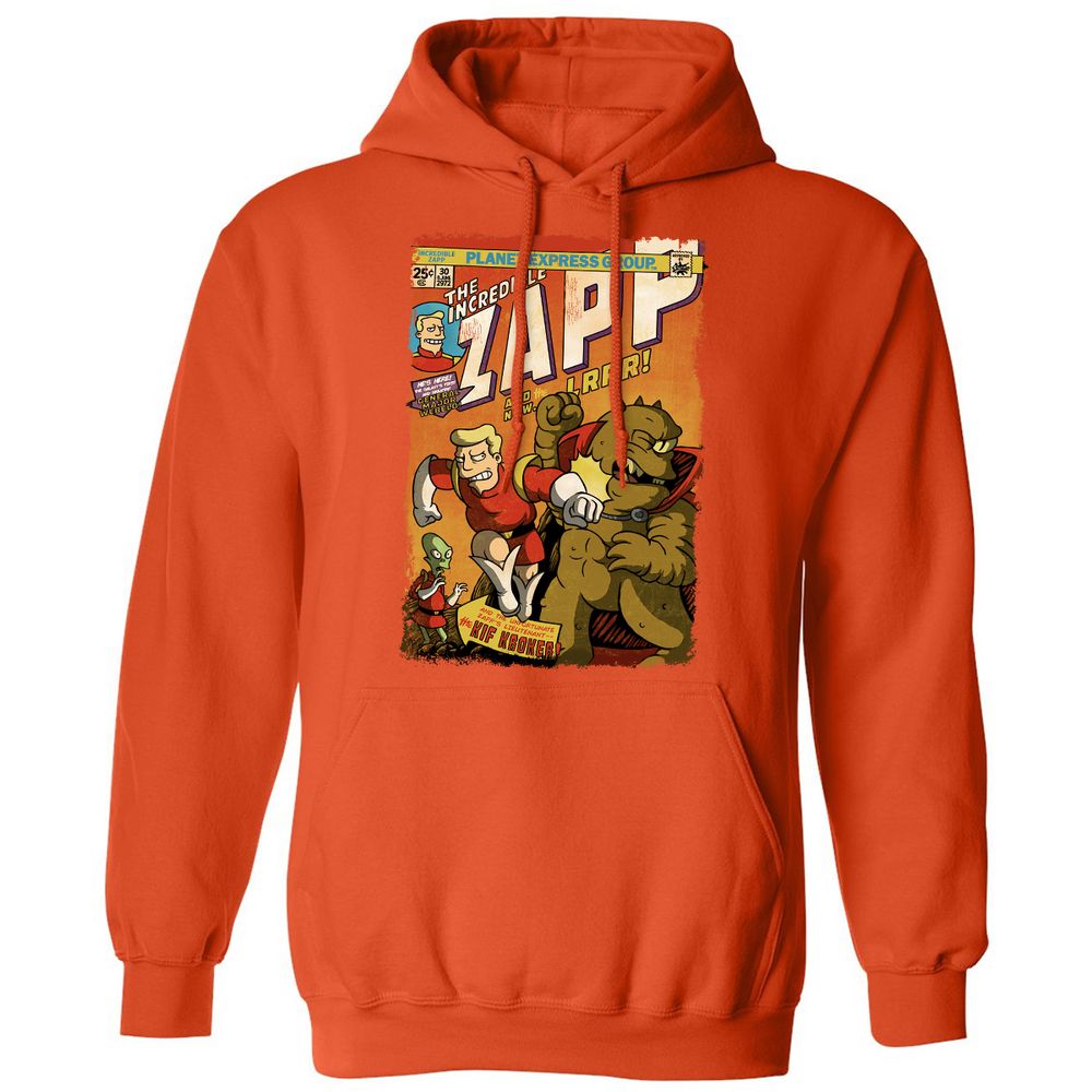 Classic Unisex Hoodie - CBVY7G2V - Orange - 10