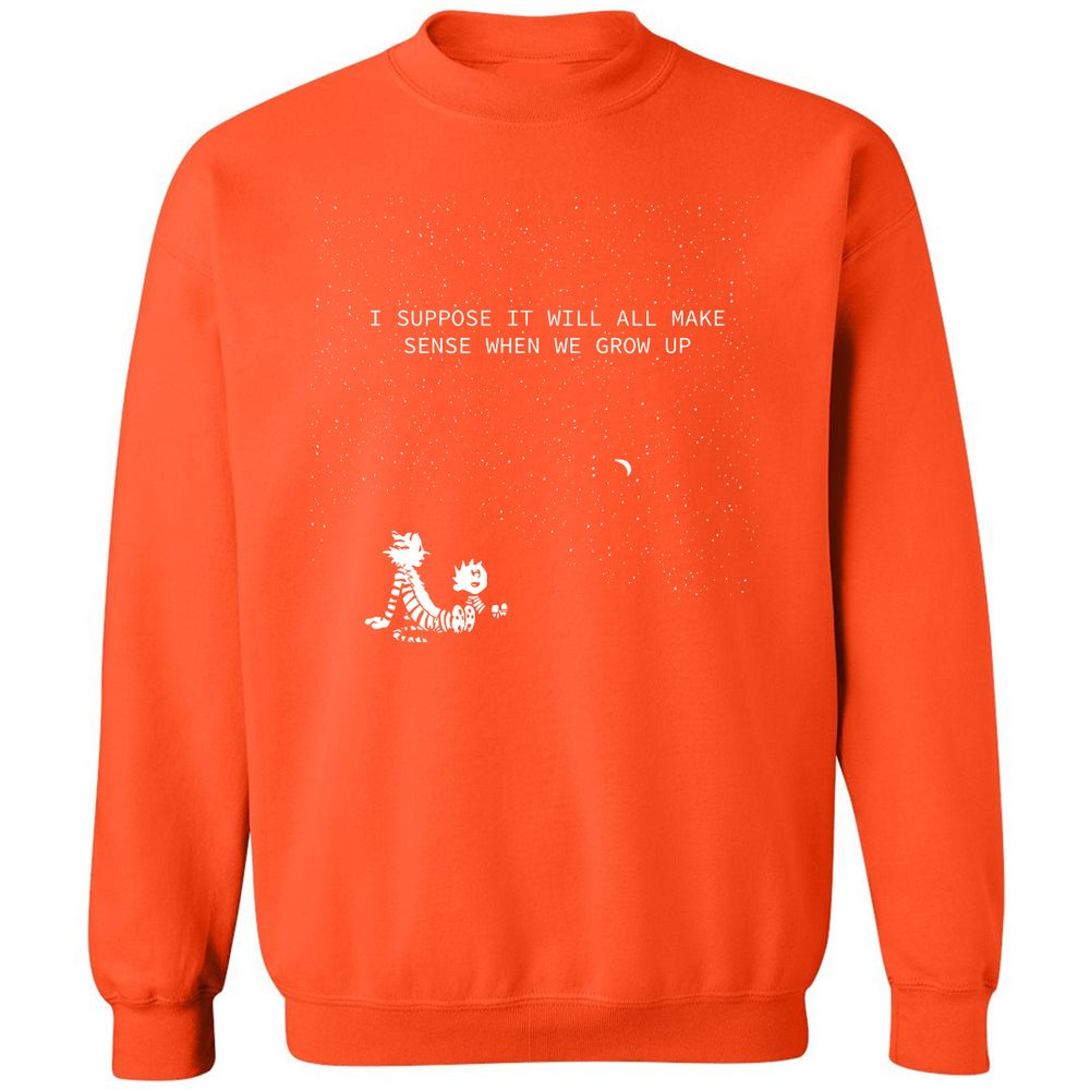 Calvin and Hobbes Stars - Orange - 10