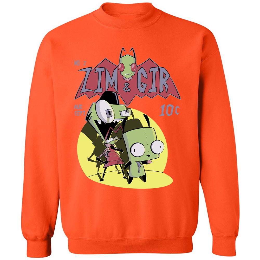 Classic Unisex Sweatshirt - P9S4HGQQ - Orange - 10
