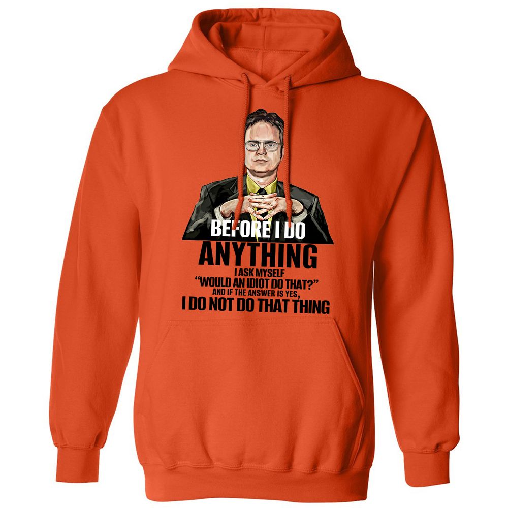 Classic Unisex Hoodie - 3KM19XYZ - Orange - 10