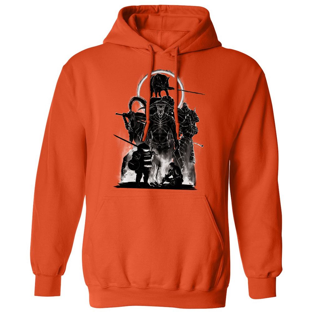 Classic Unisex Hoodie - E8HX2WSM - Orange - 10