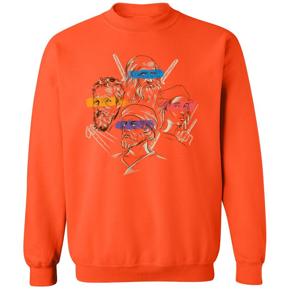 Classic Unisex Sweatshirt - DQ4ZM6NV - Orange - 10
