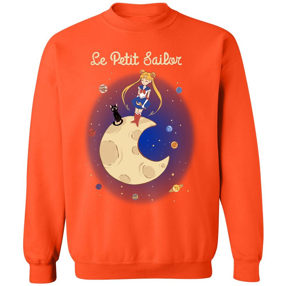Classic Unisex Sweatshirt - HWBQZDNL - Orange - 10