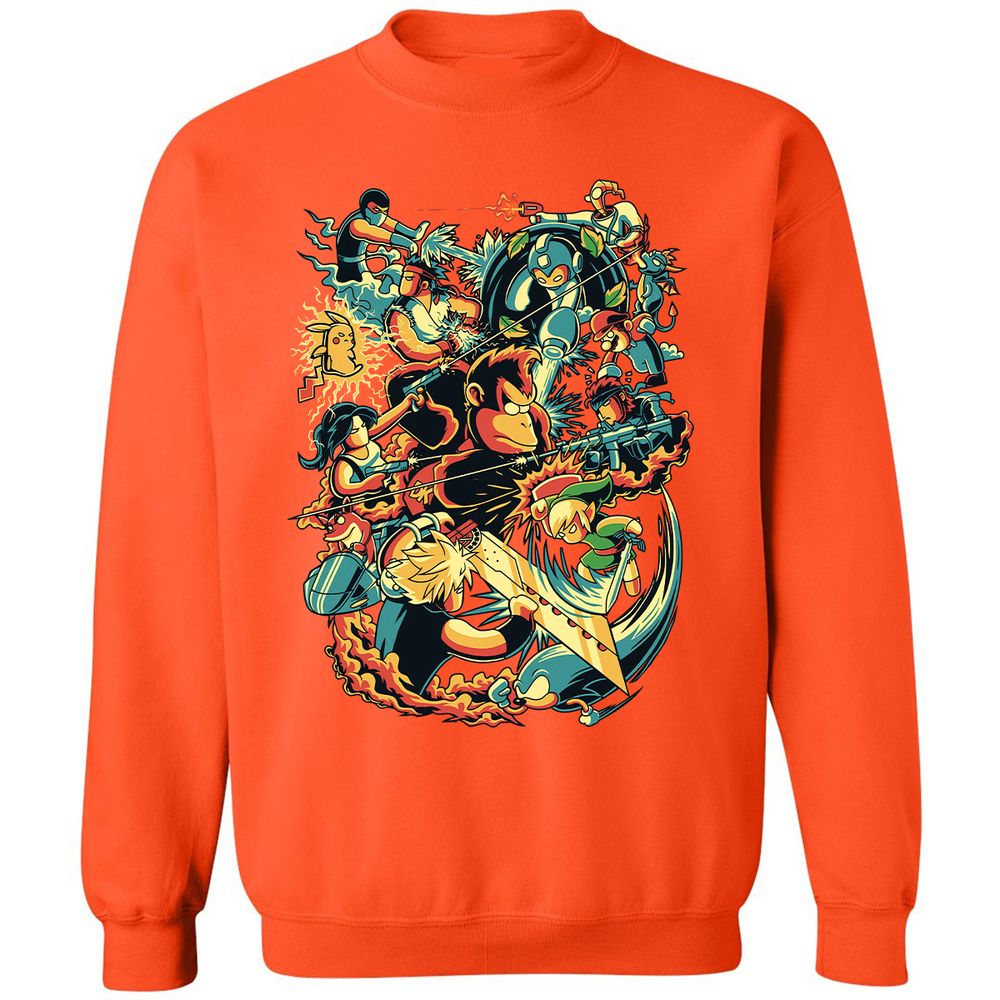 Classic Unisex Sweatshirt - PURNQTF7 - Orange - 10