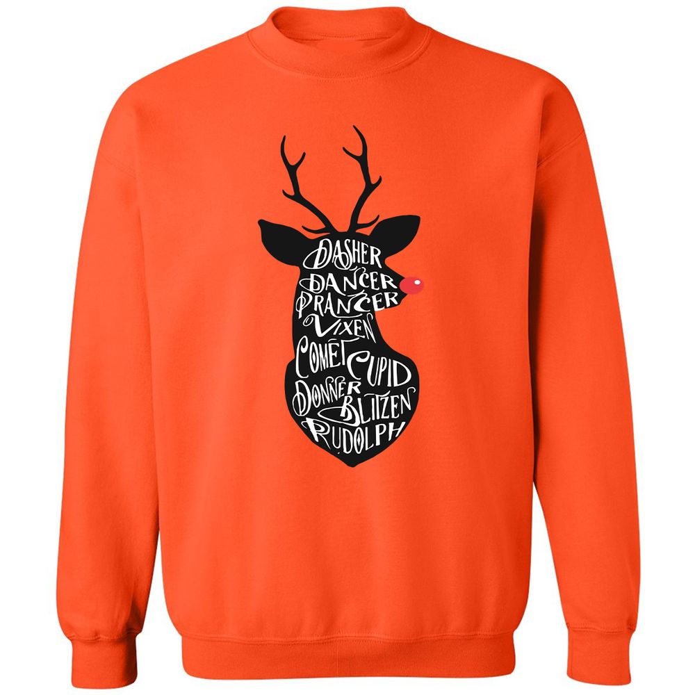 Classic Unisex Sweatshirt - X2XC777F - Orange - 10