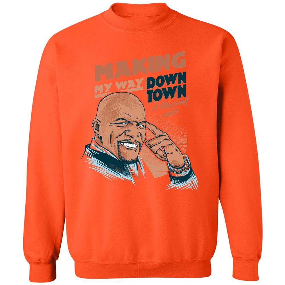 Classic Unisex Sweatshirt - S8Y8WC5B - Orange - 10
