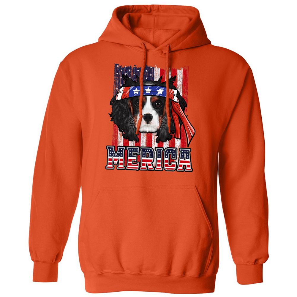 Classic Unisex Hoodie - 4MQGCRHN - Orange - 10