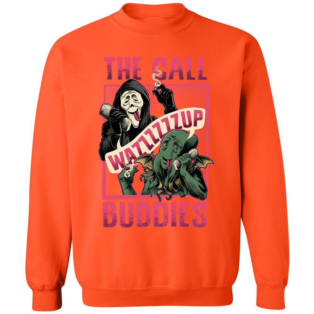 Classic Unisex Sweatshirt - ESJQJYPX - Orange - 10