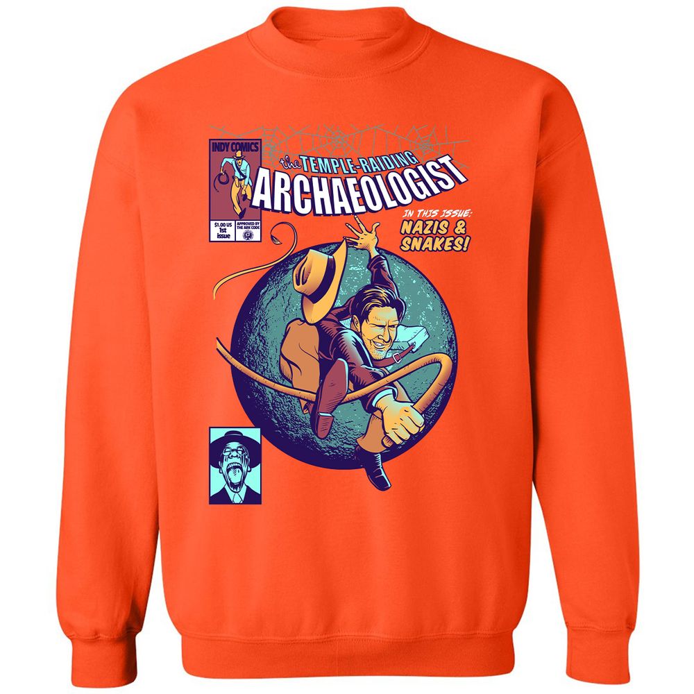Classic Unisex Sweatshirt - KSLA6QZK - Orange - 10
