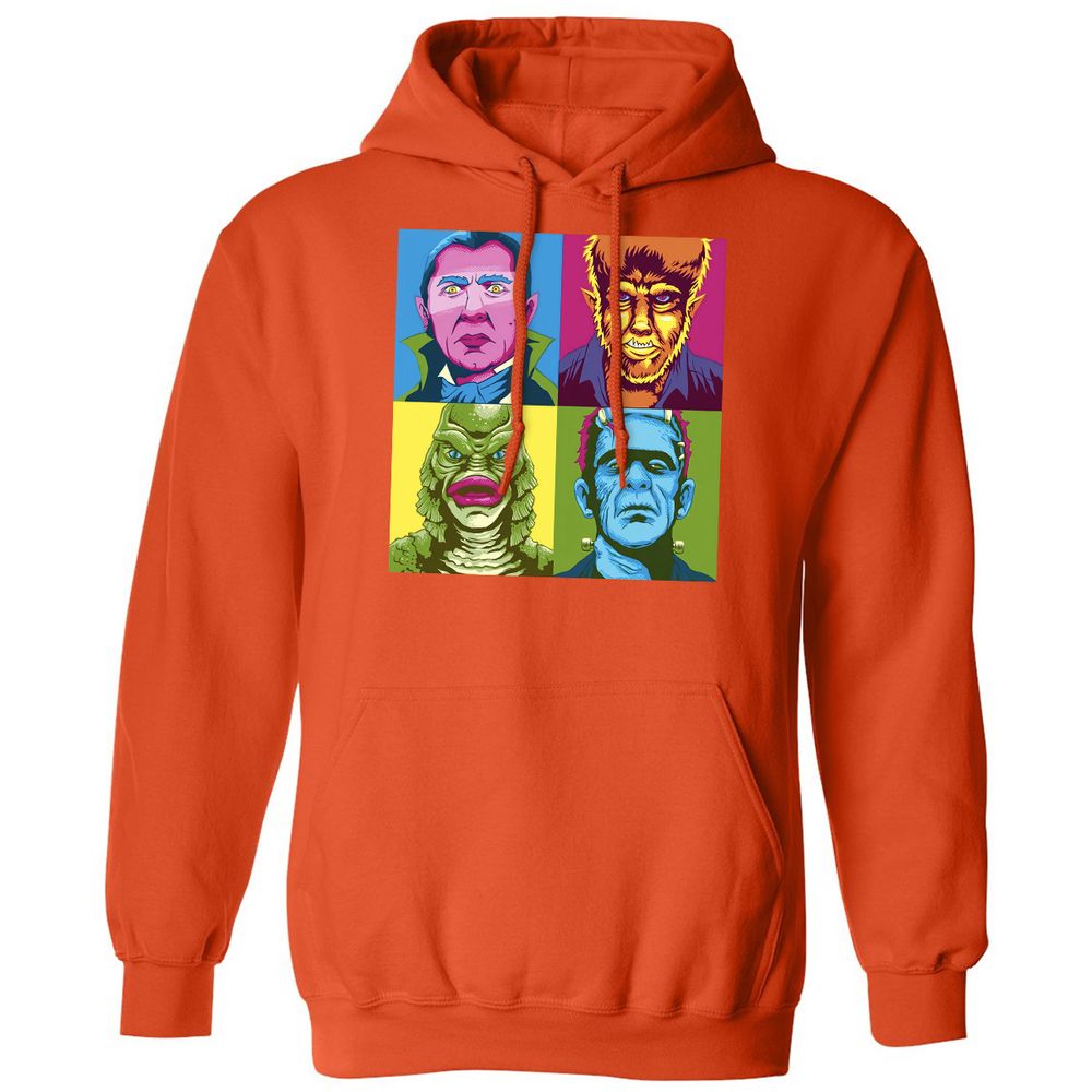 Classic Unisex Hoodie - QQG74CA5 - Orange - 10