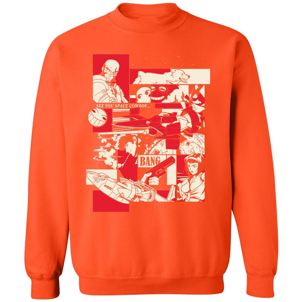 Classic Unisex Sweatshirt - TTPSAG4F - Orange - 10