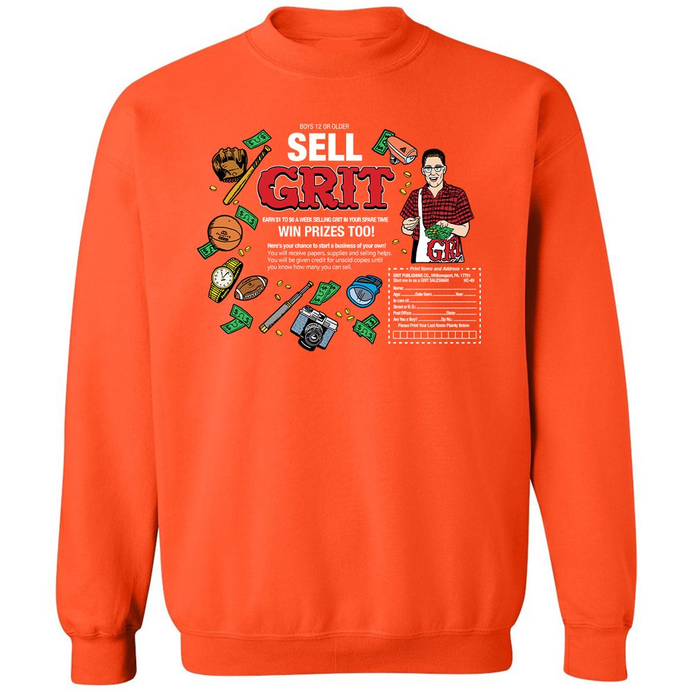 Classic Unisex Sweatshirt - 18ZCA36X - Orange - 10
