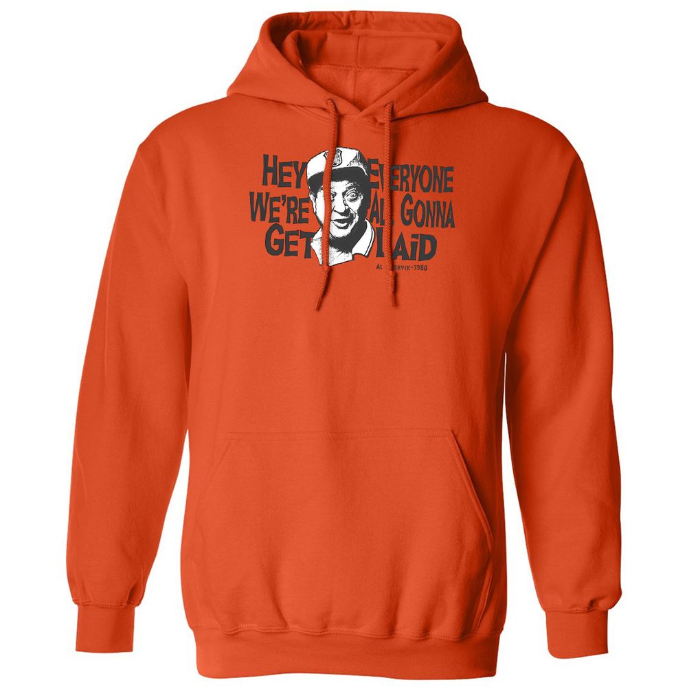 Classic Unisex Hoodie - 3D818HDJ - Orange - 10