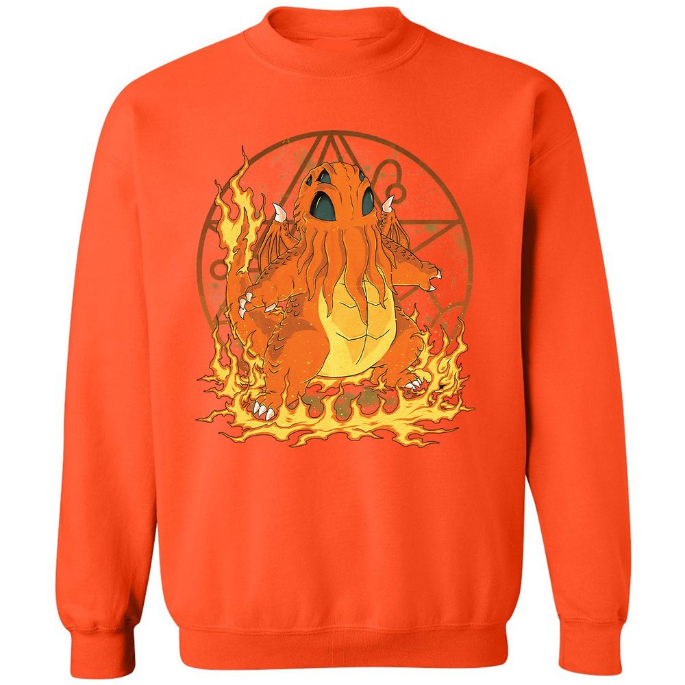 Classic Unisex Sweatshirt - 3PPESMZR - Orange - 10