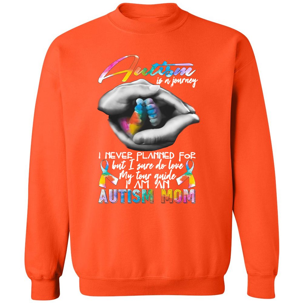 Classic Unisex Sweatshirt - E88W8YPE - Orange - 10