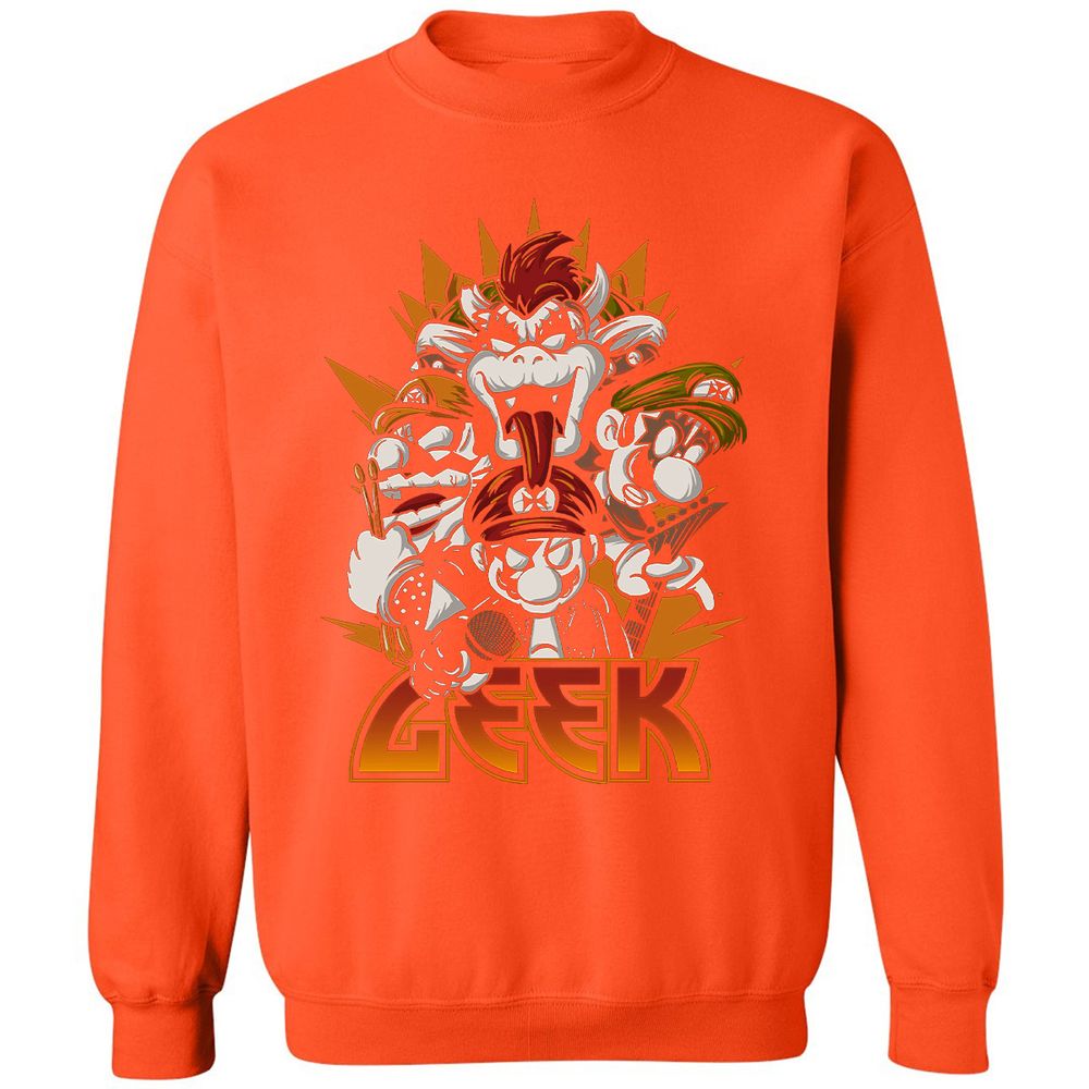 Classic Unisex Sweatshirt - HKNGYSHR - Orange - 10