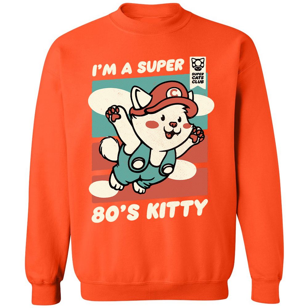 Classic Unisex Sweatshirt - RXDU1TZ9 - Orange - 10