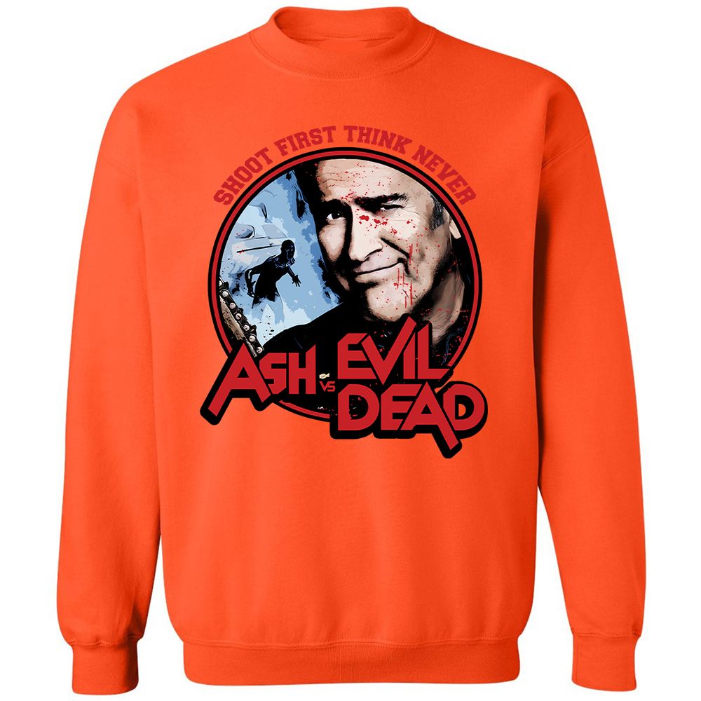 Classic Unisex Sweatshirt - ZSSGZFMV - Orange - 10