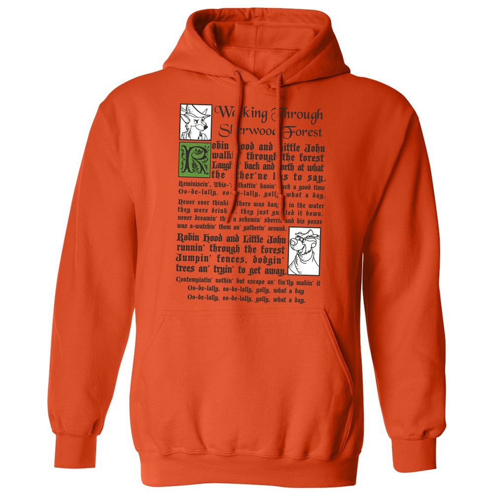 Classic Unisex Hoodie - BLSD85NU - Orange - 10