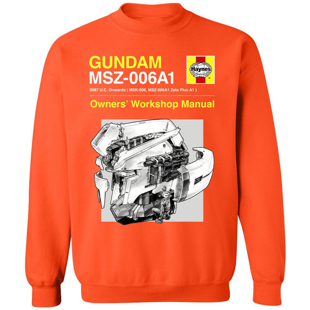 Classic Unisex Sweatshirt - TZWX7M6X - Orange - 10