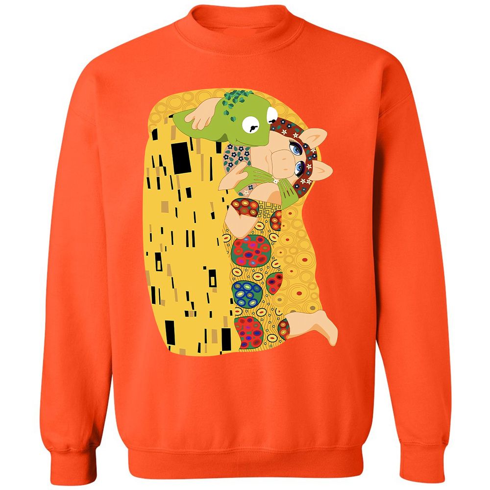 Classic Unisex Sweatshirt - V3ED4NHT - Orange - 10
