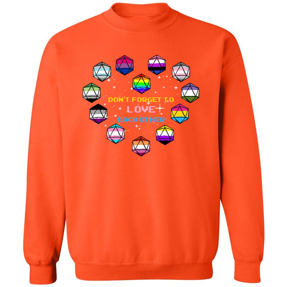Classic Unisex Sweatshirt - GDQAFCNV - Orange - 10