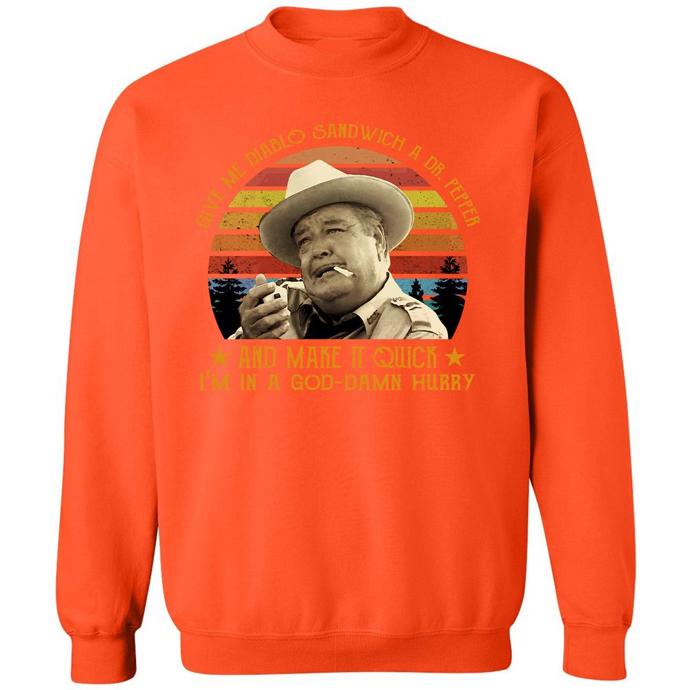 Classic Unisex Sweatshirt - JHRK58ZQ - Orange - 10