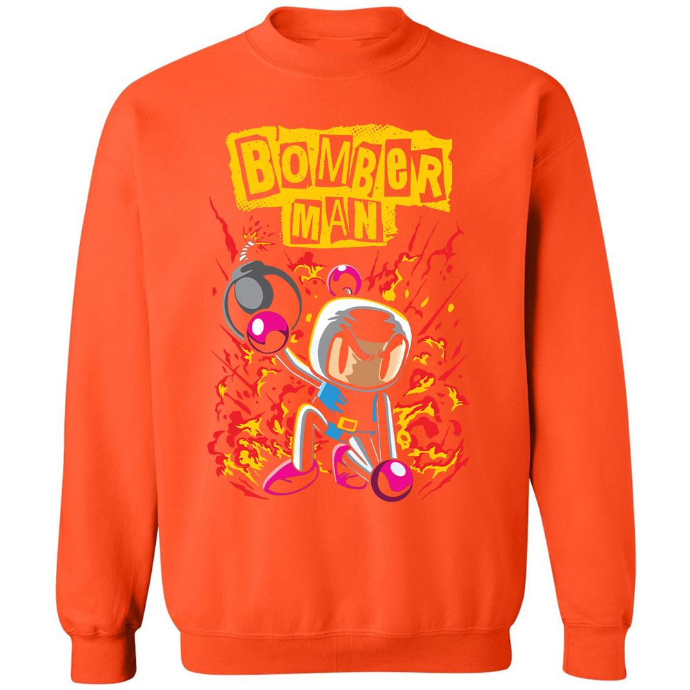 Classic Unisex Sweatshirt - 64BG6N9H - Orange - 10